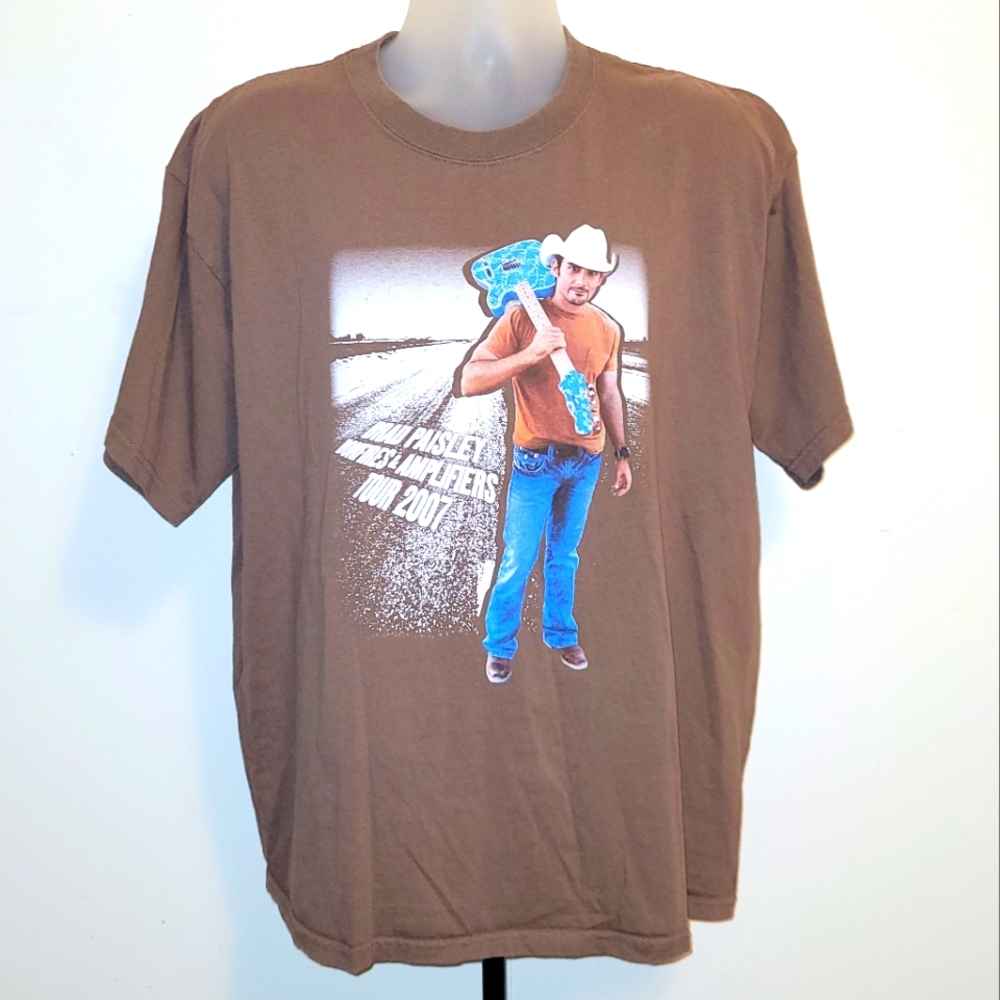 Vintage Brad Paisley Hershey's Bonfires and Amplifier County Music T size XL